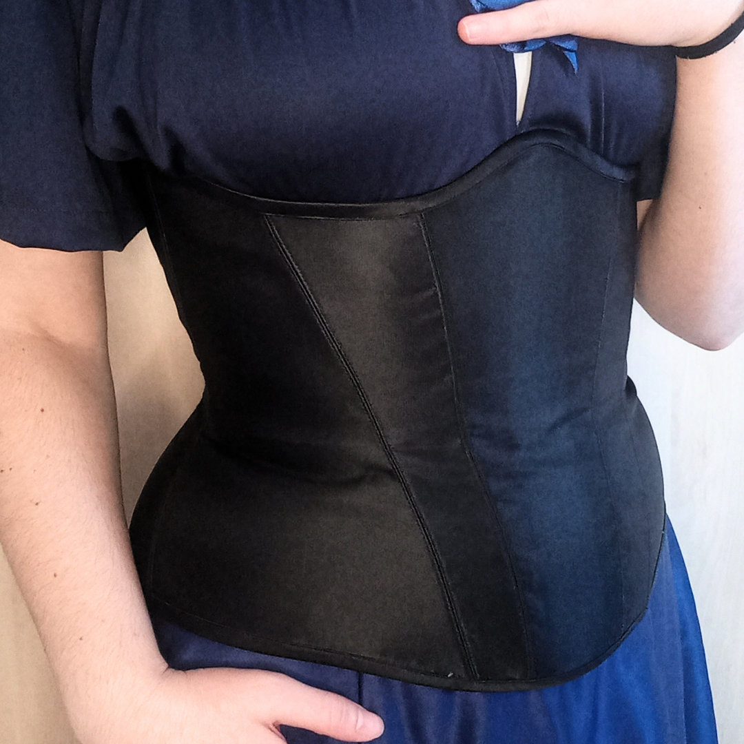 Sonya Black Underbust corset