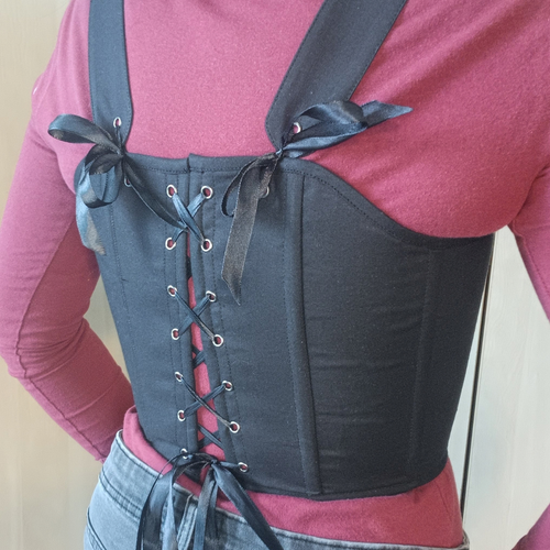 Black corset top