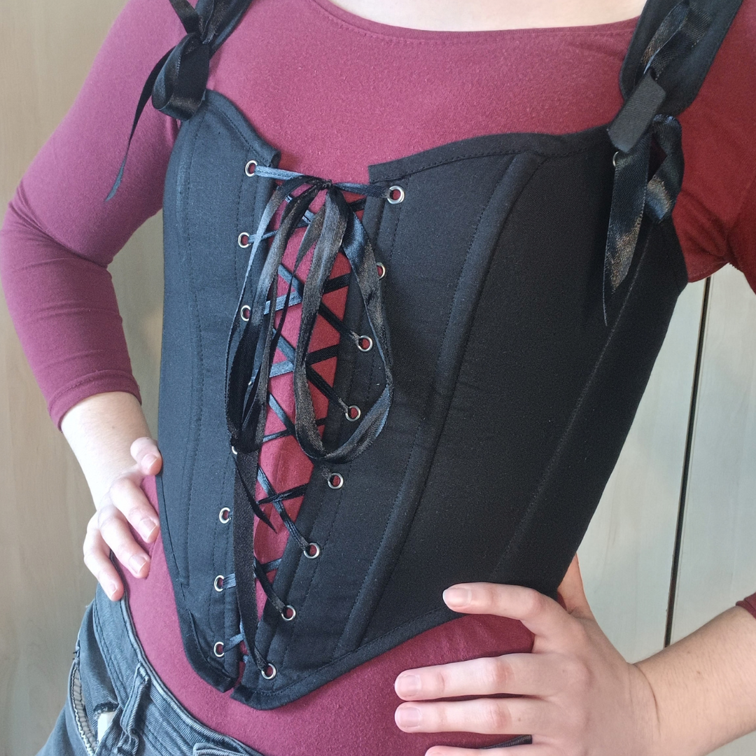 Black corset top