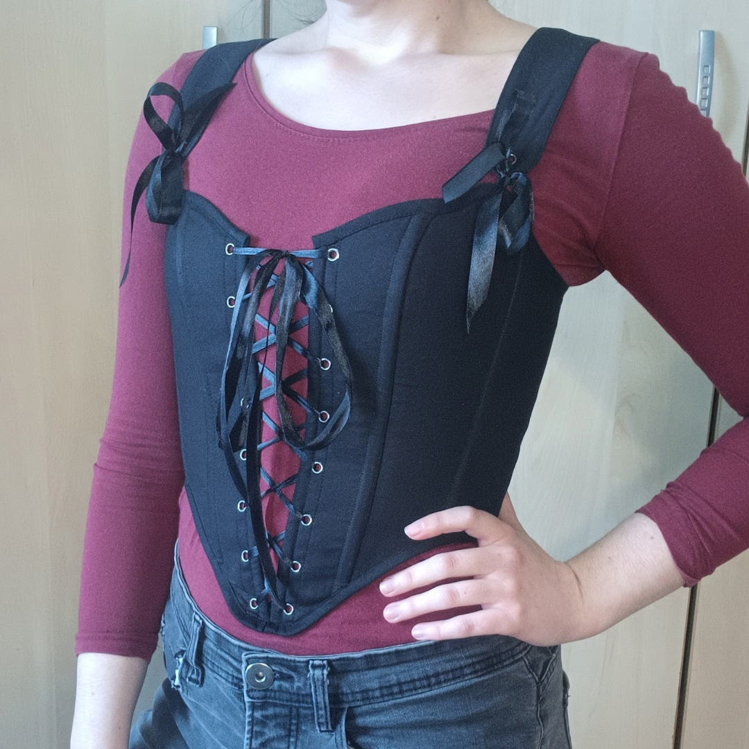 Black corset top