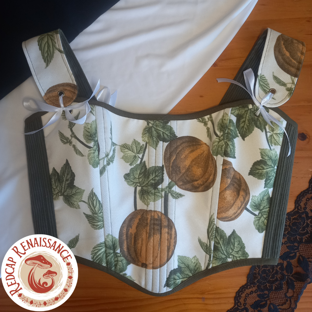 Pumpkin Patch Overbust Corset top