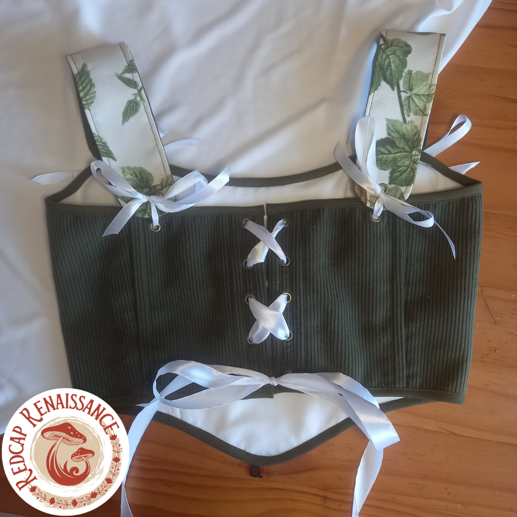 Pumpkin Patch Overbust Corset top