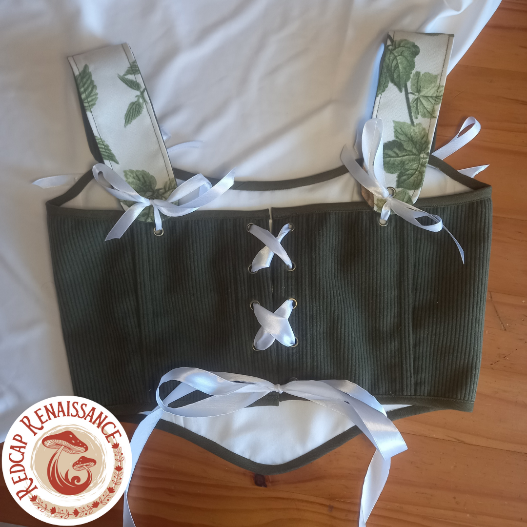 Pumpkin Patch Overbust Corset top