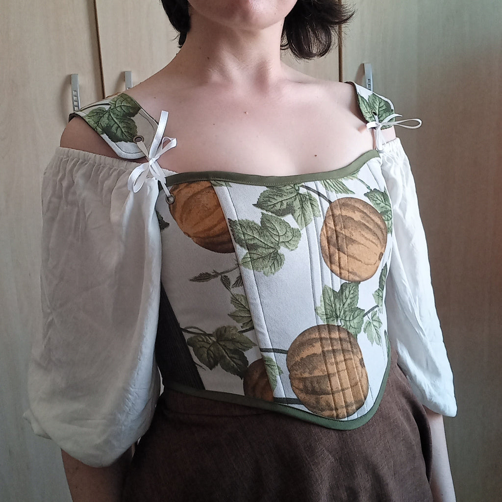 Pumpkin Patch Overbust Corset top