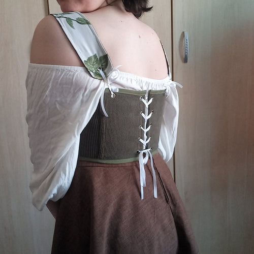 Pumpkin Patch Overbust Corset top