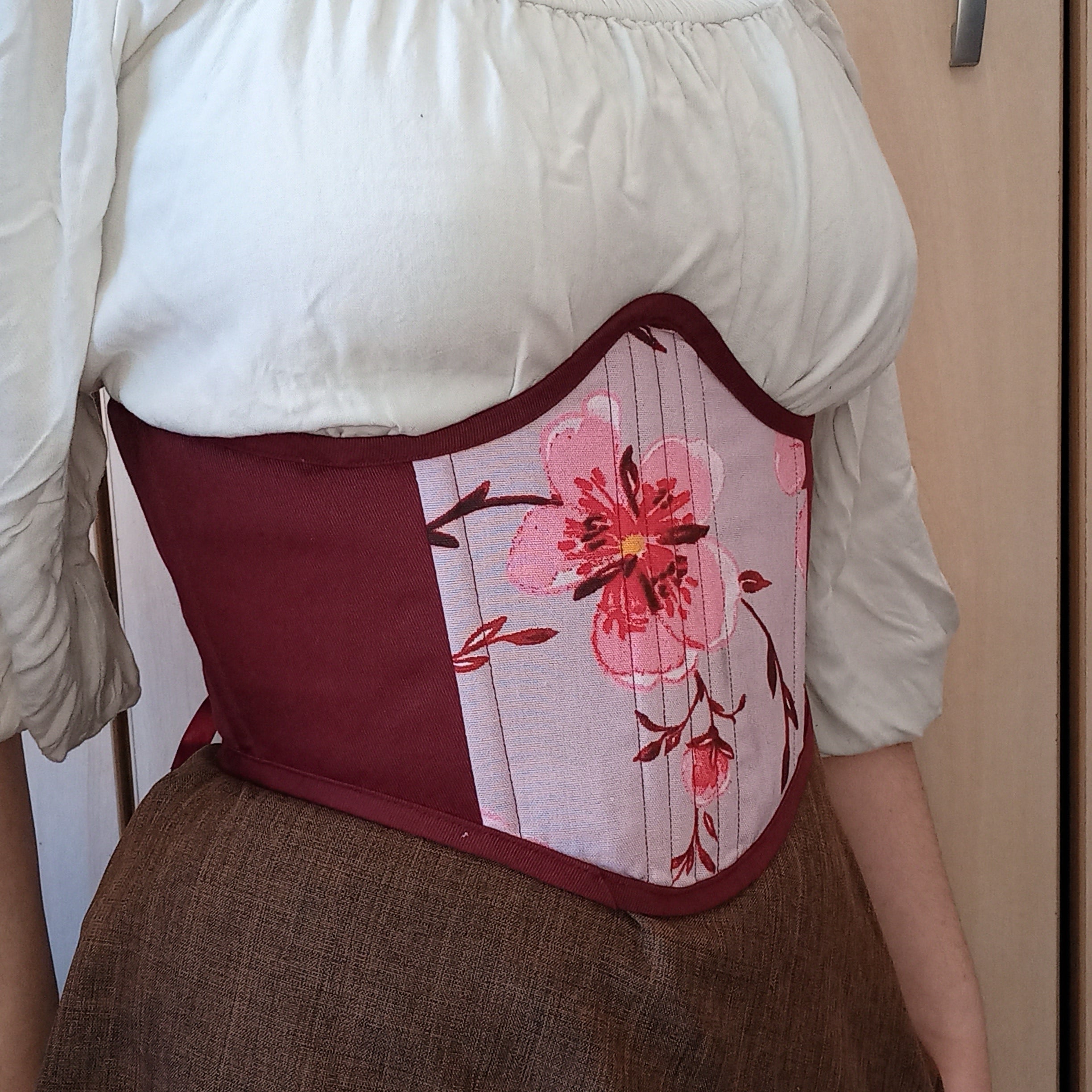 Plum Blossom Underbust Corset