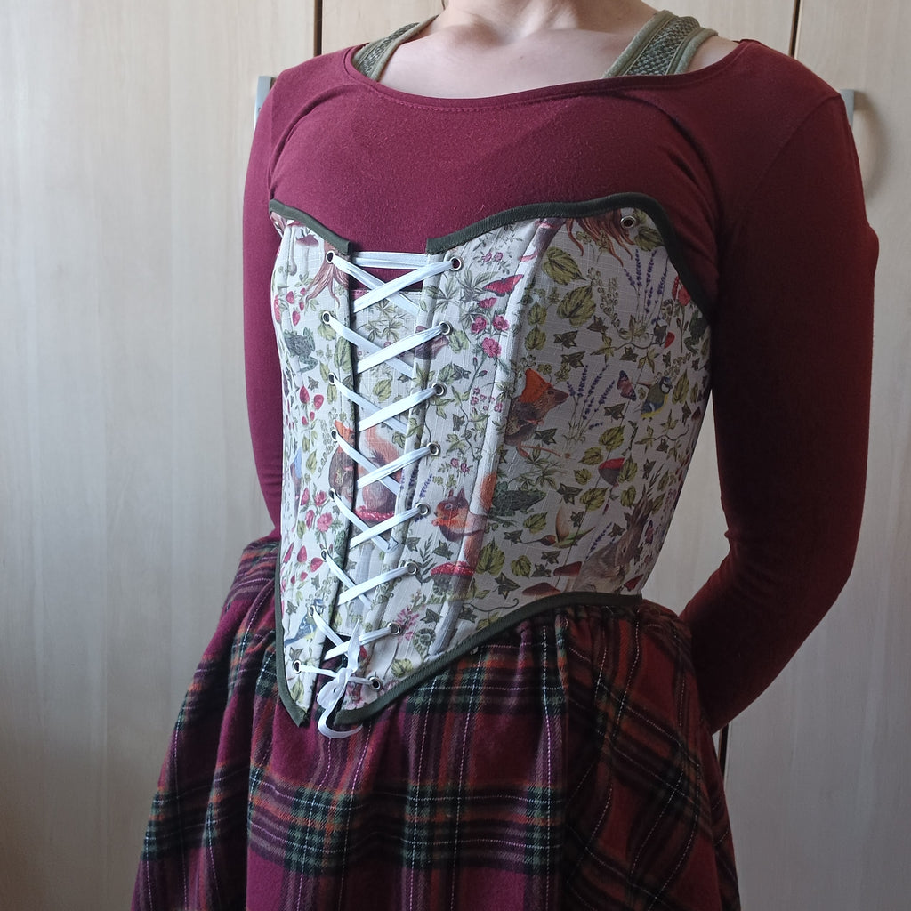 Woodland whimsy Corset top