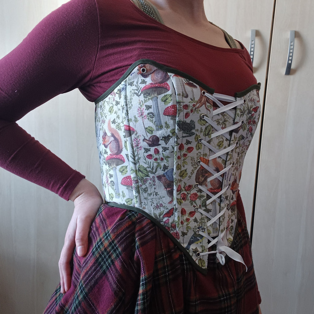 Woodland whimsy Corset top