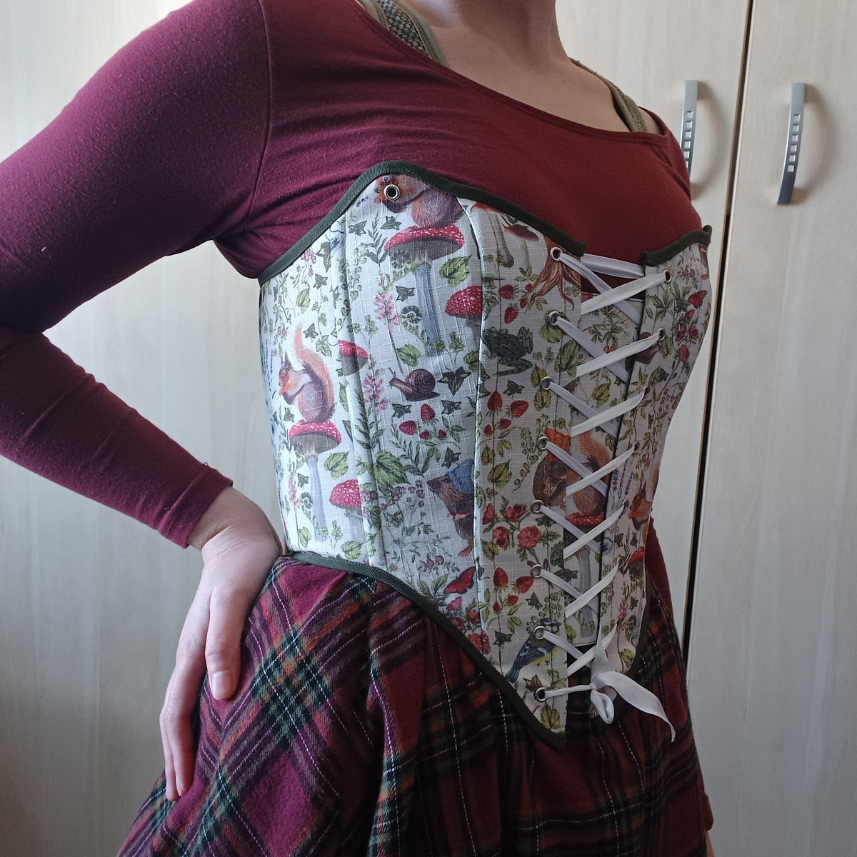 Woodland whimsy Corset top