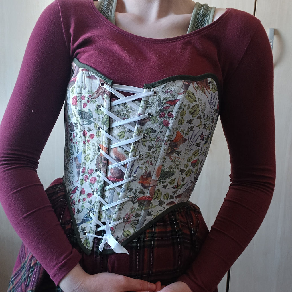 Woodland whimsy Corset top