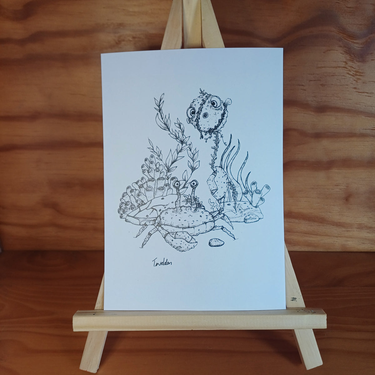 Puff & Pinch Art print
