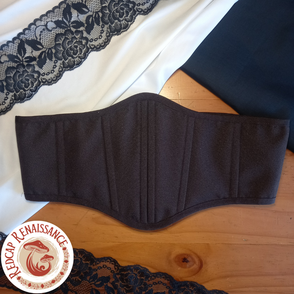 Underbust corset belt