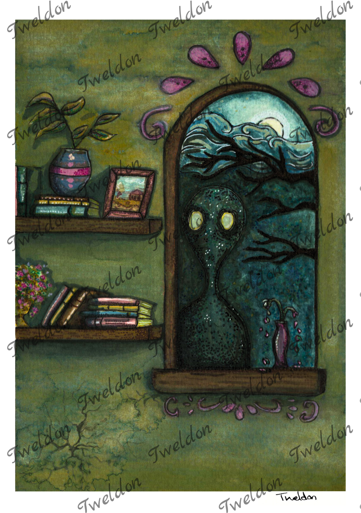 RuminAlien Art Print