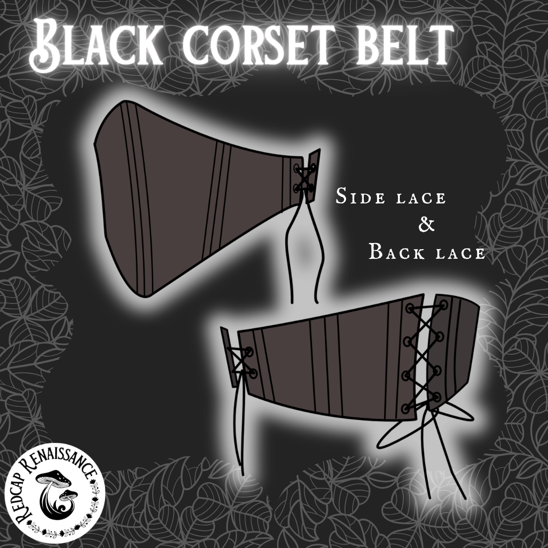 Black Corset belt
