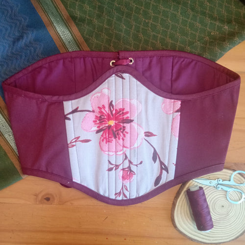 Plum Blossom Underbust Corset