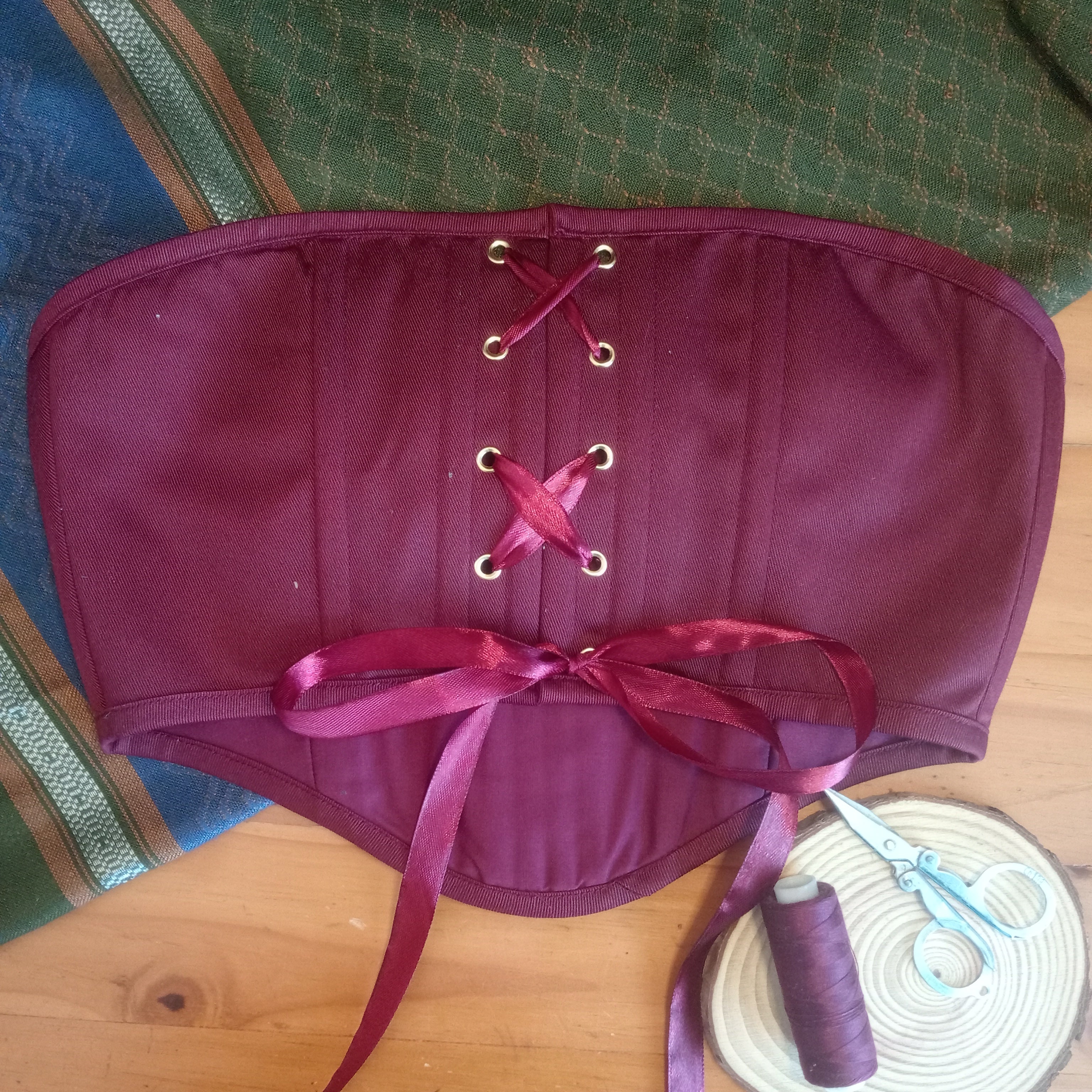 Plum Blossom Underbust Corset